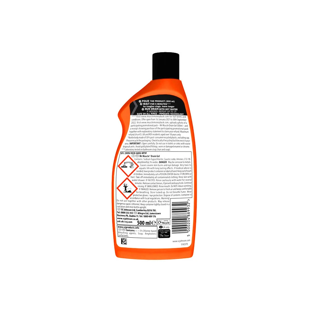 Mr Muscle Drain Gel 500 ml
