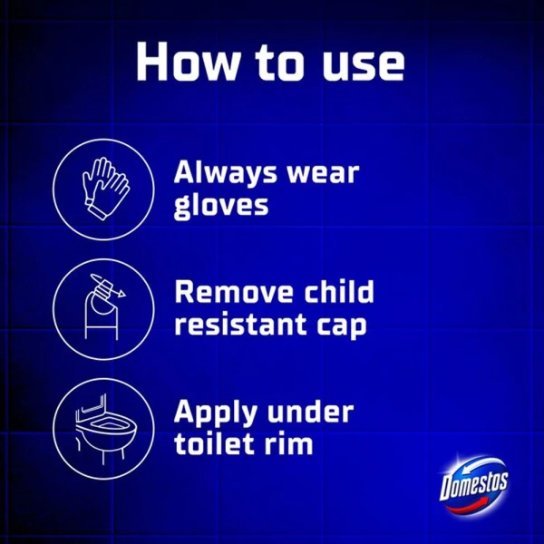 Domestos Original Bleach 750ml - Powerful Cleaning Solution