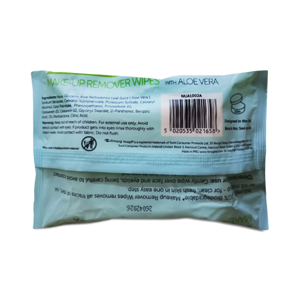 Nuage Make Up Remover Wipes 20pk