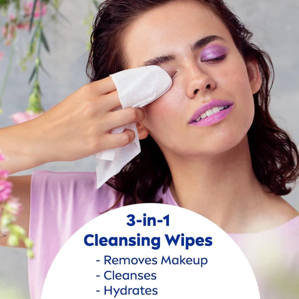 3-In-1 Cleansing Facial Wipes 25pk