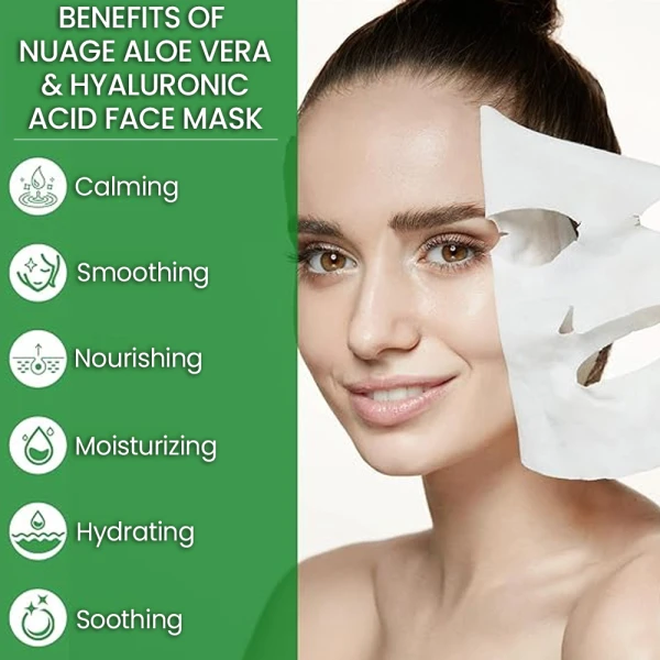 Aloe Vera & Hyaluronic Acid Face Mask