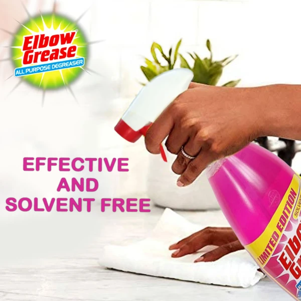 Elbow Grease Pink All Purpose Degreaser 1L - Tough on Grease!