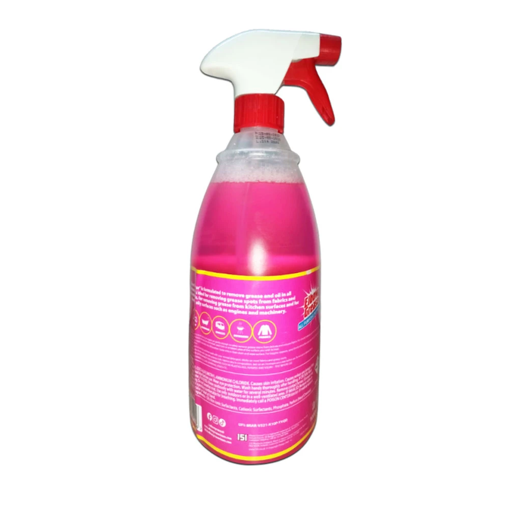 Elbow Grease Pink All Purpose Degreaser 1L - Tough on Grease!