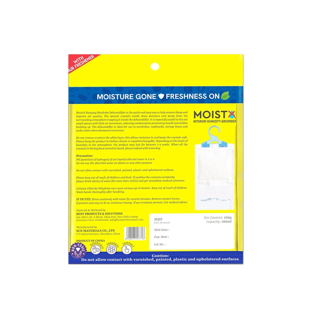 Moistx Hanging Dehumidifier 500ml Jasmine