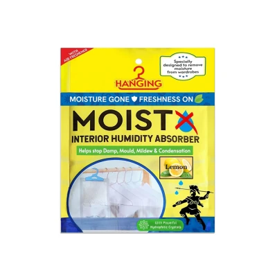Moistx Hanging Dehumidifier 500ml Lemon