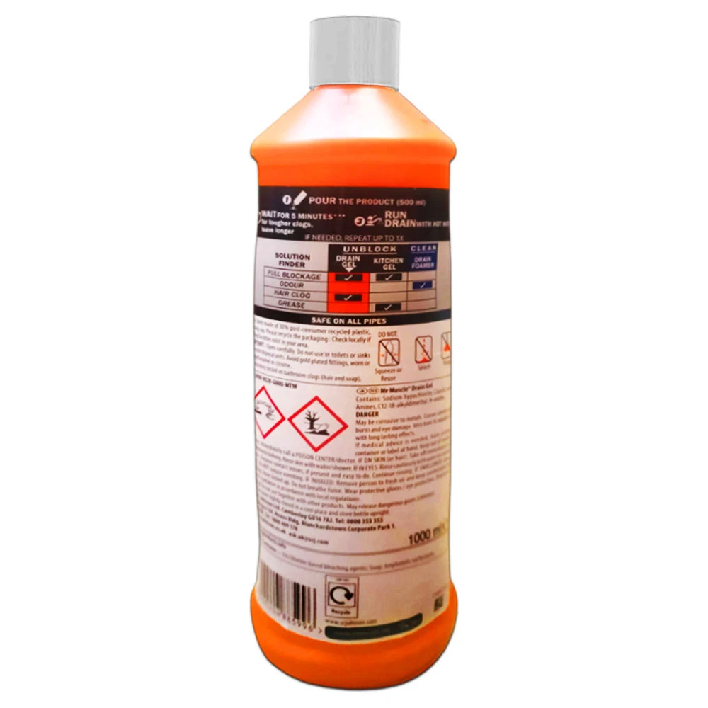 Mr.Muscle Max Gel Unblocker 1000ml