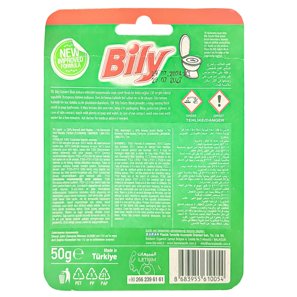 Bily Aktive WC Cleaner 50g Pine