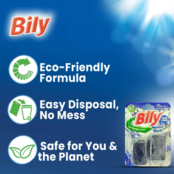Bily WC Cleaner Reservoir Cubes 2X50g