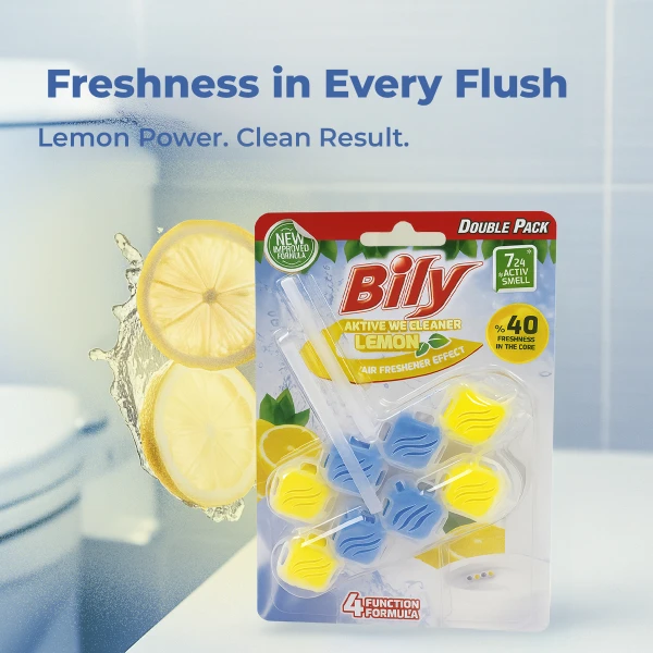 Bily Aktive WC Cleaner 2X50g Lemon