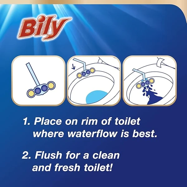Bily Aktive WC Cleaner 2X50g Lemon