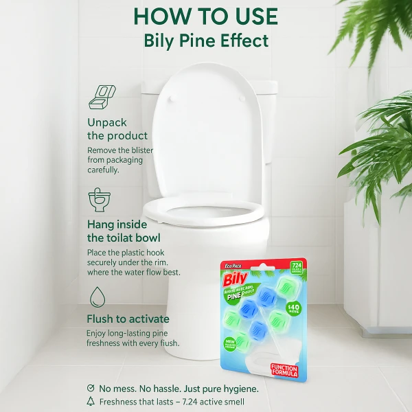 Bily Aktive WC Cleaner 3X50g Pine