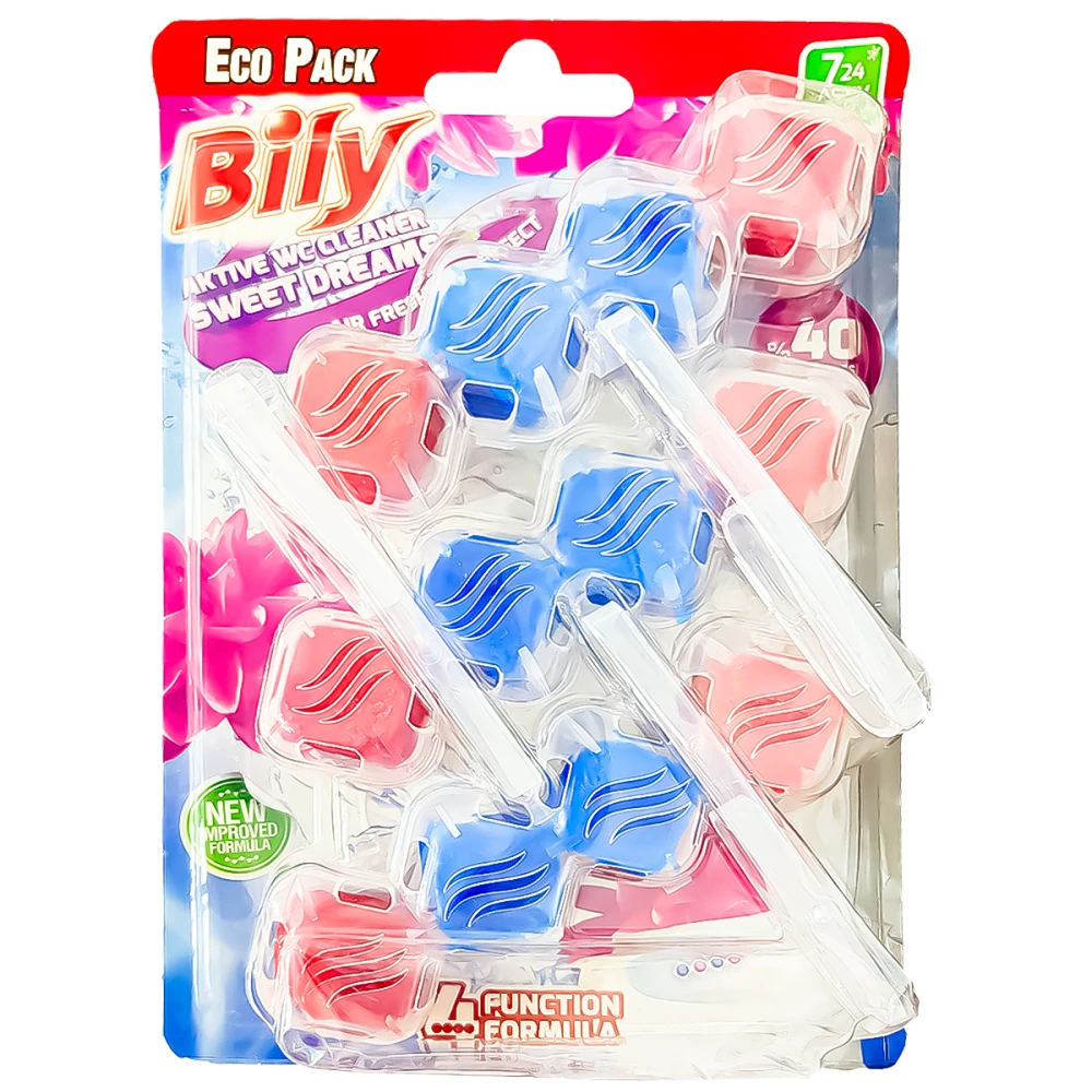 Bily Aktive WC Toilet Cleaner 3X50g Floral