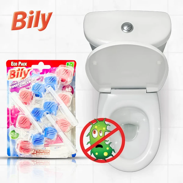 Bily Aktive WC Toilet Cleaner 3X50g Floral