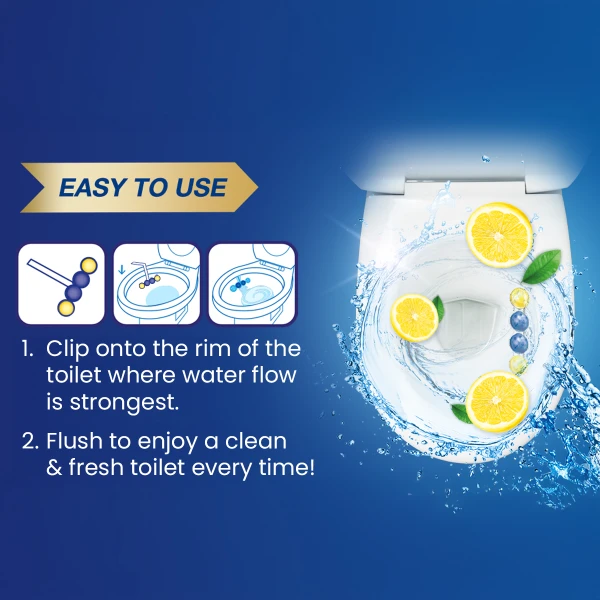 Bily WC Cleaner Blue Water 3X50g Lemon