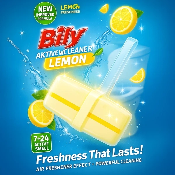 Bily Toilet Rim Block 40g Lemon and Floral (Pack of 2)