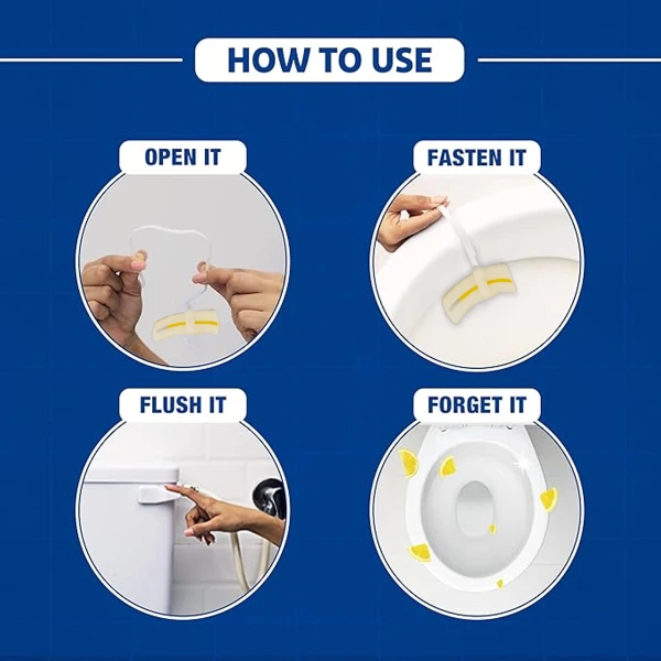 Bily Toilet Rim Block 40g Lemon and Floral (Pack of 2)