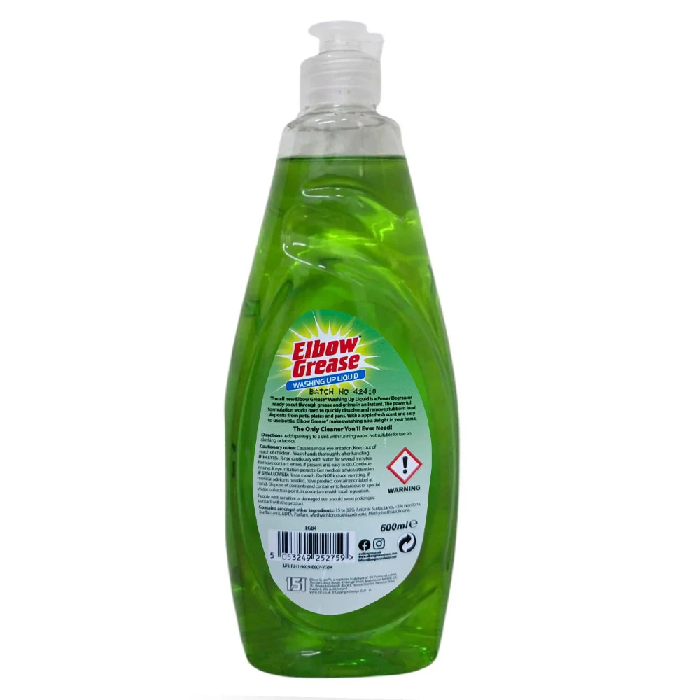 Apple Washing Up Liquid 600ml