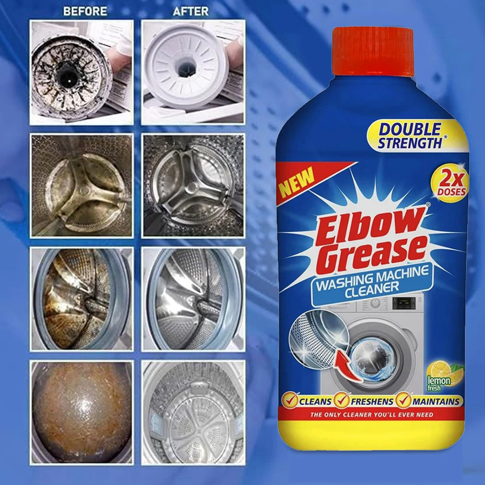 Elbow Grease Double Strength Washing Machine Cleaner 250ml -Lemon Fresh