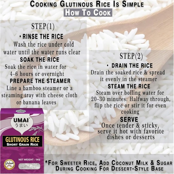 Premium Glutinous Rice 1Kg