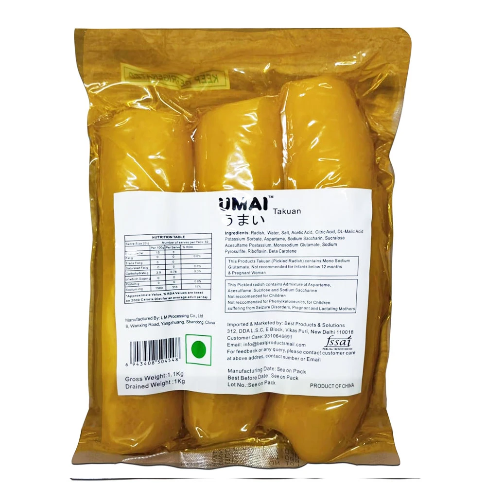 Takuan Pickled Radish 1Kg