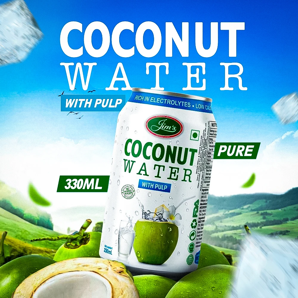 Jim's Coconut Water - Pack of 2
