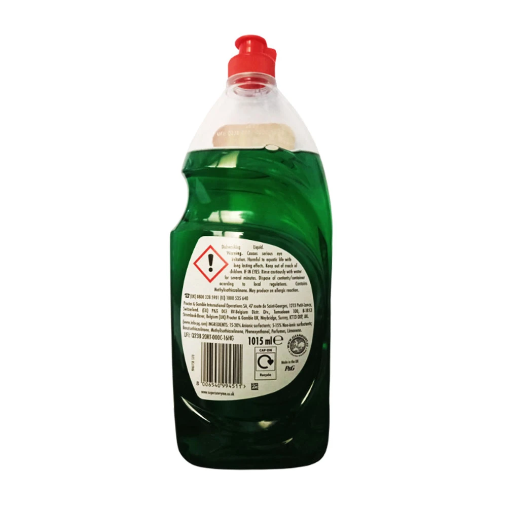 Fairy Original Washing Up Liquid 1015ml - Powerful Clean