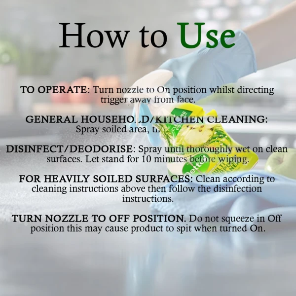Dettol Multipurpose  Cleaner Spray Green Apple 500ml