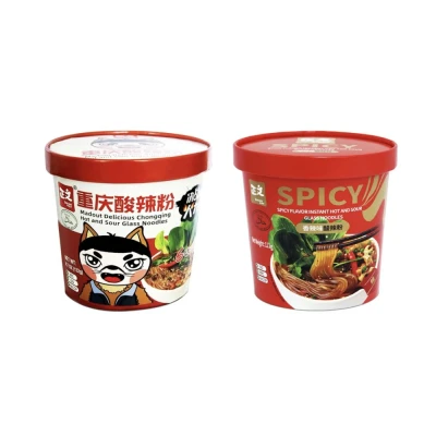 UMAI Delicious Chongqing, Spicy Hot & Sour Sweet Potato Glass Noodles (Pack of 2)