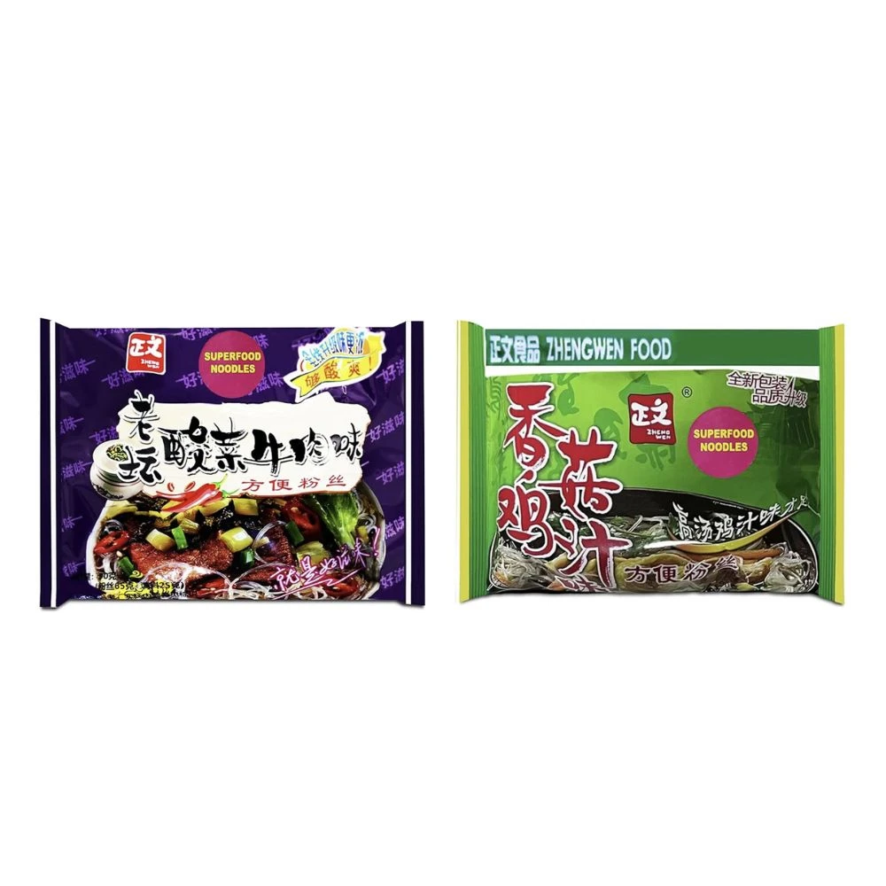 UMAI Pickled Vegetable and Chicken Instant Potato Noodles  (Pack of 2)