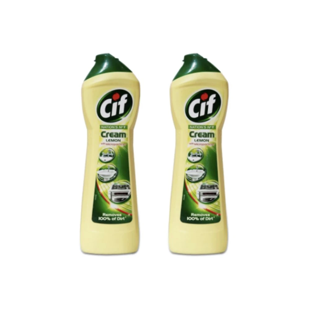 CIF Cream Lemon Cleaner 500 ml (Pack of 2)