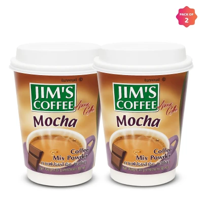 Jim's Instant Cup Coffee Mocha 35g (Pack of 2)