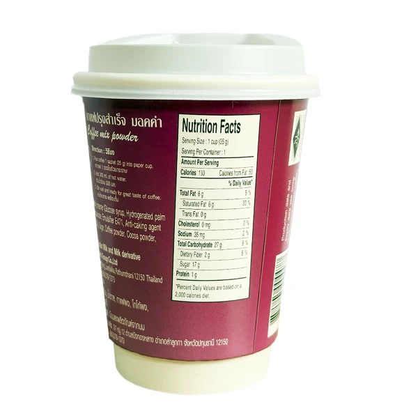 Jim's Instant Cup Coffee Mocha 35g (Pack of 2)