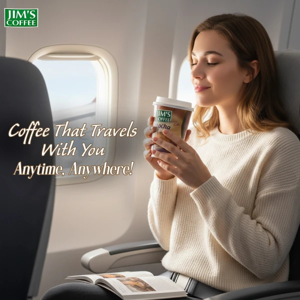 Jim's Instant Cup Coffee Mocha 35g (Pack of 2)