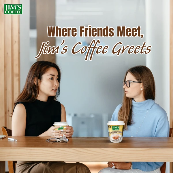 Jim's Instant Cup Coffee Cappuccino 30g (Pack of 2)