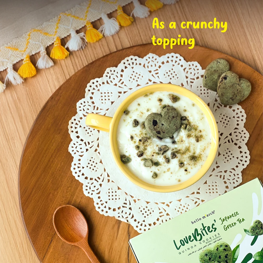 Hello M’arch Gluten Free Quinoa Green Tea Cookies 90g