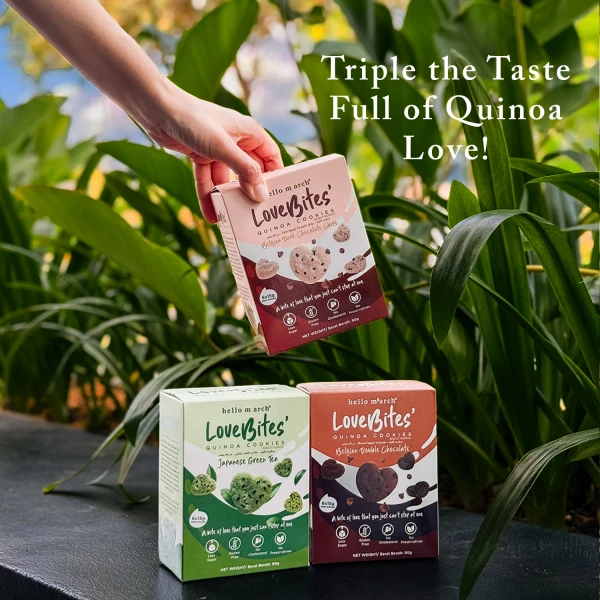 Hello M’arch Gluten Free Quinoa Green Tea Cookies 90g