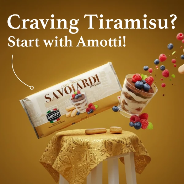 Amotti Lady Finger Biscuits For Tiramisu 200g