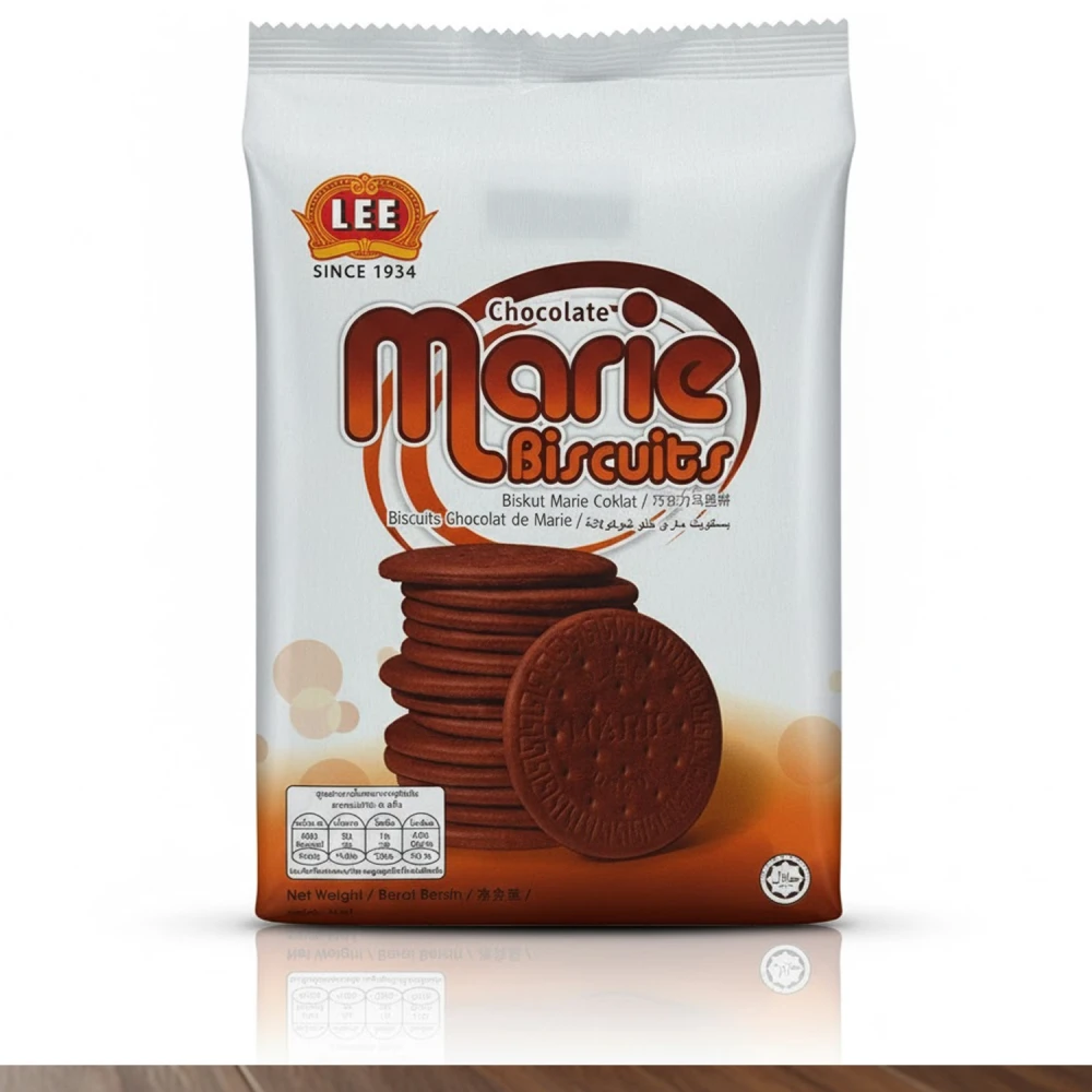 Lee Chocolate Flavoured Marie Biscuits 160g