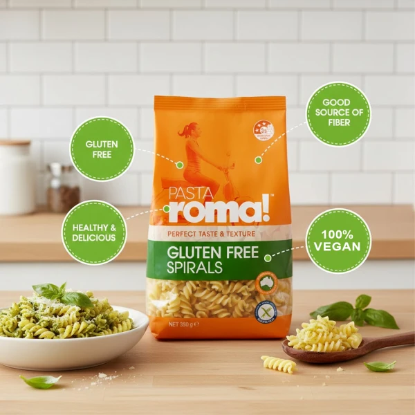 Roma Gluten Free Spirals Pasta