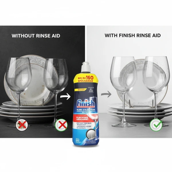 Finish Dishwasher Rinse Aid Liquid 800ml