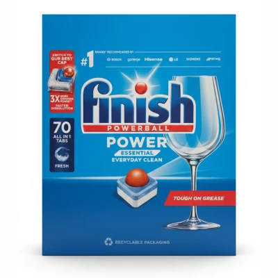 Finish Powerball Essential Dishwasher 70 Tablet