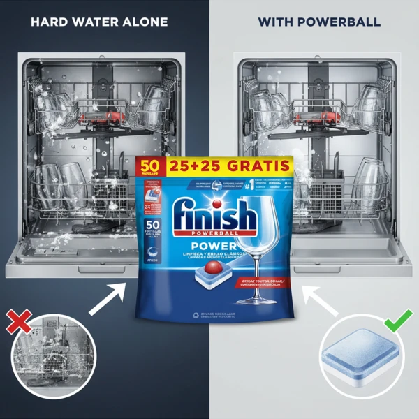 Finish Powerball Dishwasher 50 Tabs