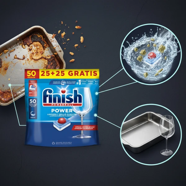 Finish Powerball Dishwasher 50 Tabs