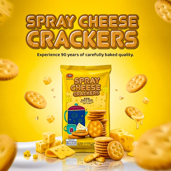 Lee Spray Cheese Cracker 110g