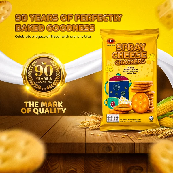 Lee Spray Cheese Cracker 110g