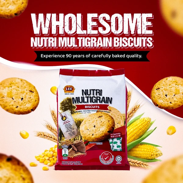Lee Nutri Multigrain Biscuits Original 150g