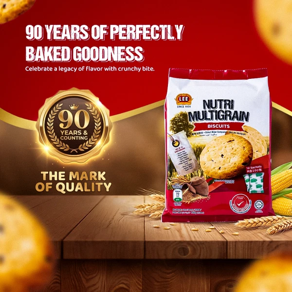 Lee Nutri Multigrain Biscuits Original 150g