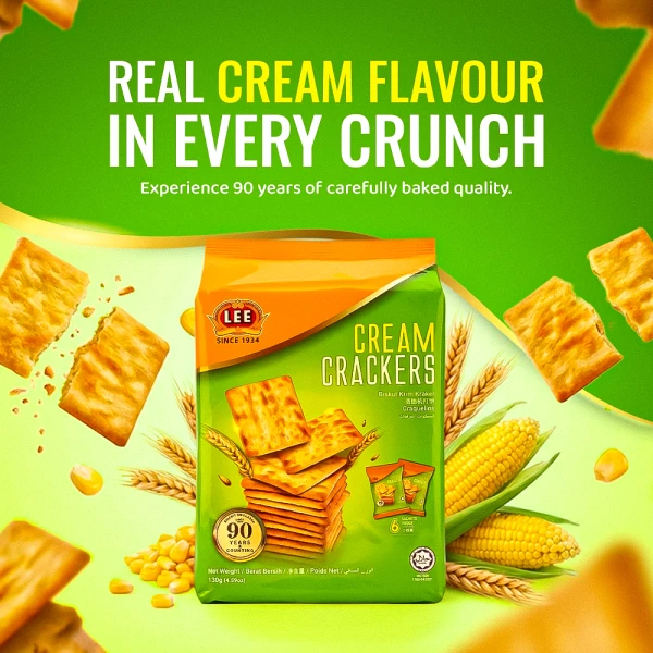 Lee Cream Crackers 130g