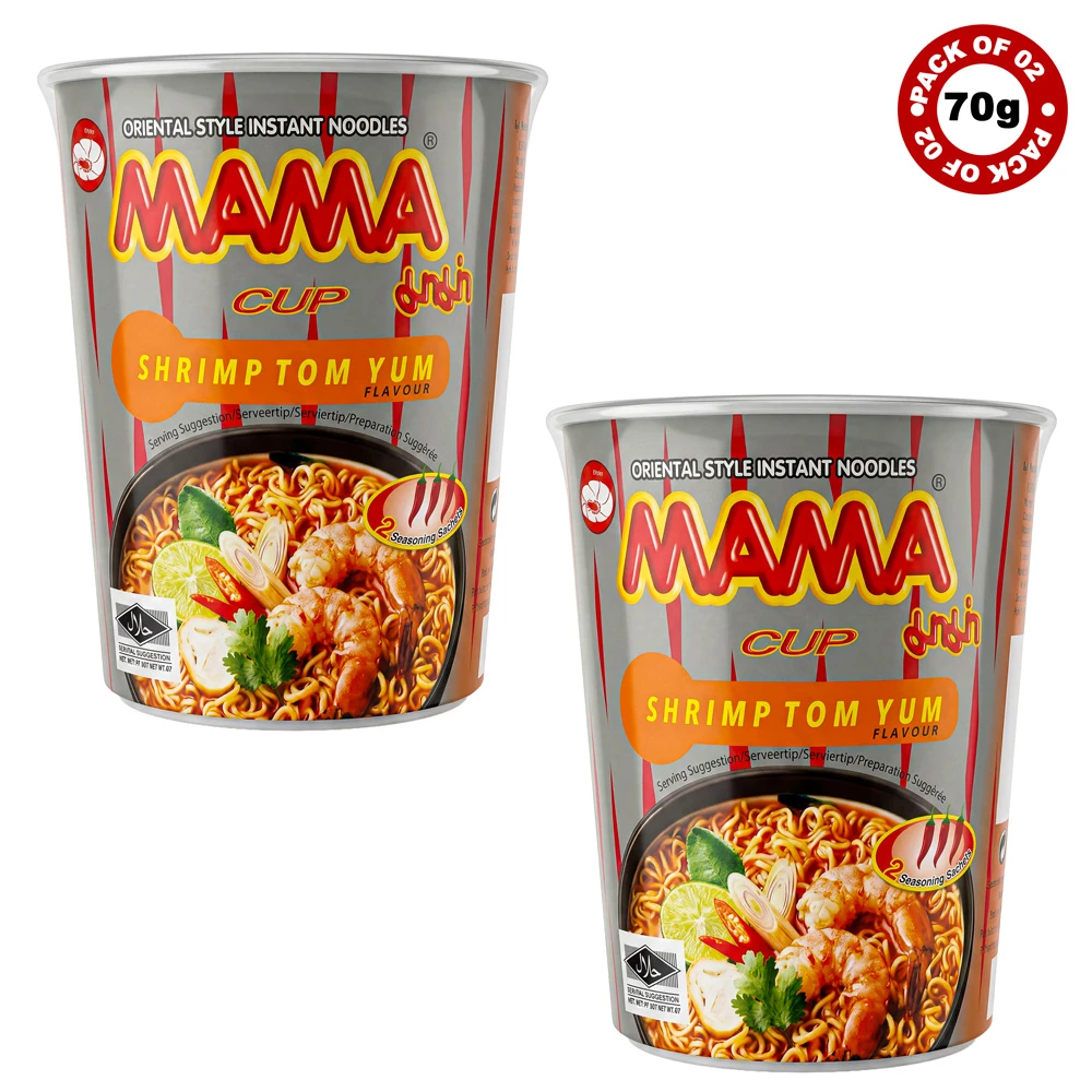 MAMA Cup Noodles - Shrimp 70g (Pack of 2)