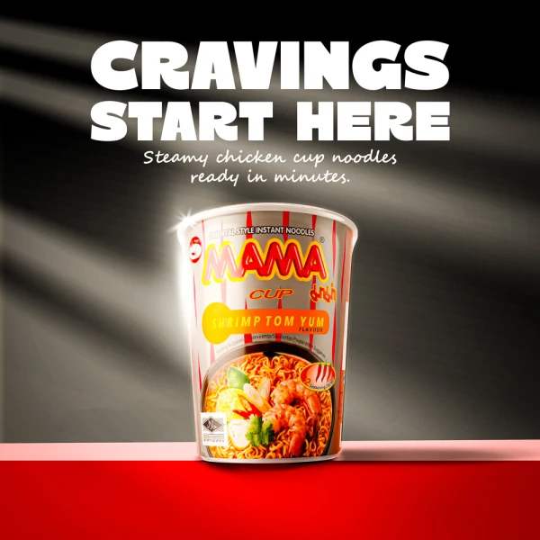 MAMA Cup Noodles - Shrimp 70g (Pack of 2)